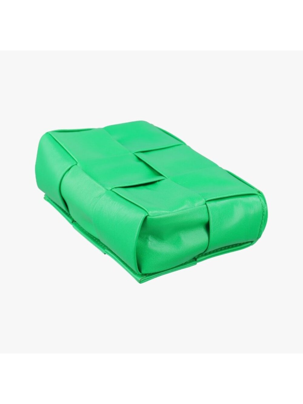 Bottega Veneta Candy Cassette Green Lambskin Shoulder Bag - Picture 6 of 16